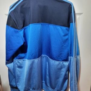 Adidas Blue light weight jogging jacket mens medium